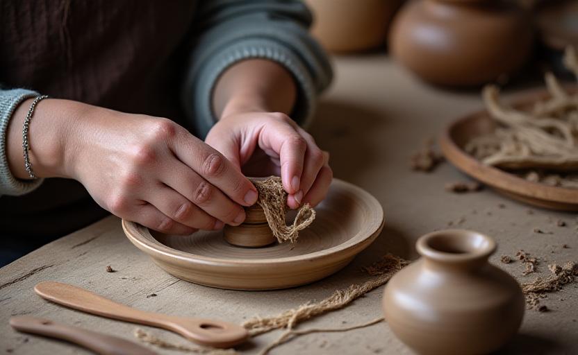 Traditional craft workshop session