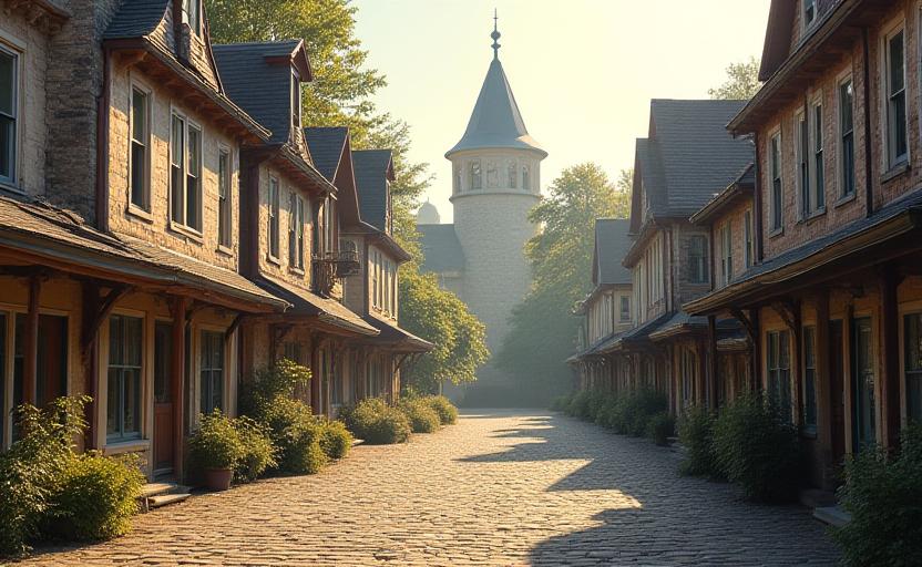 Historic heritage village in Canada