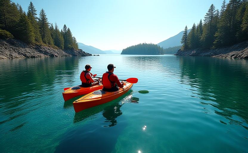 Kayaking in Canadian coastal waters